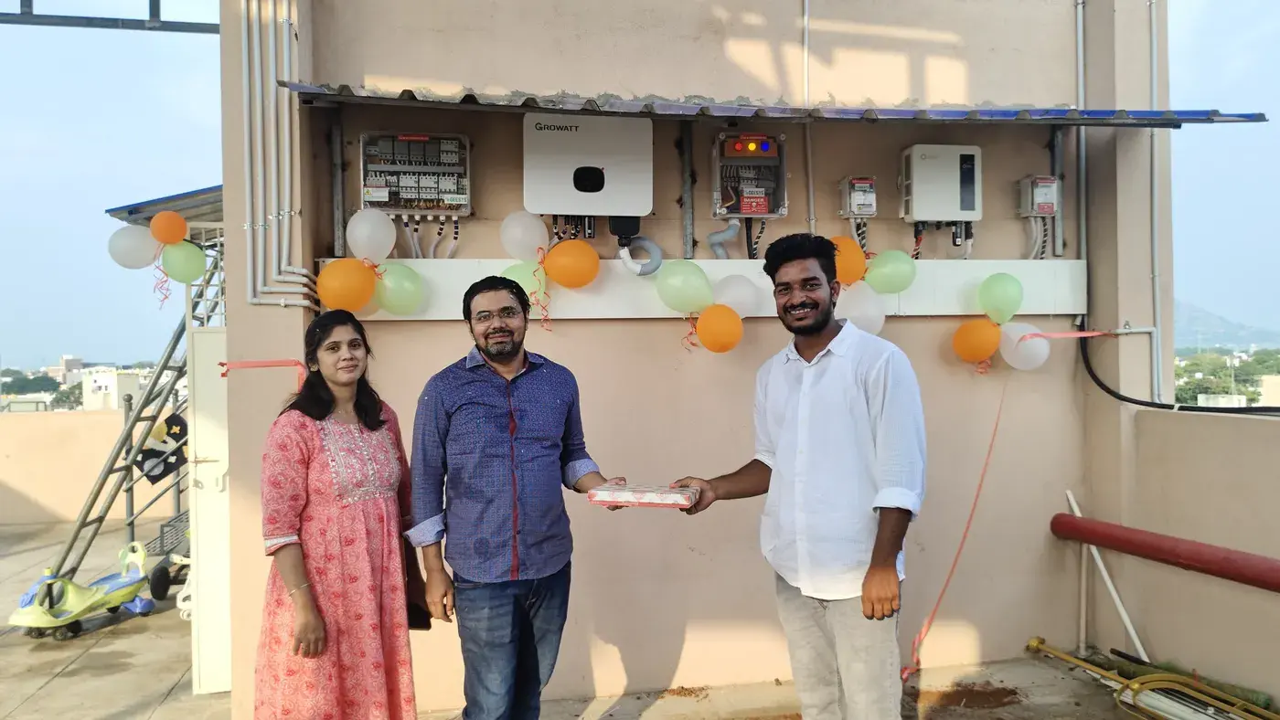 Real Origian Power rooftop solar installation