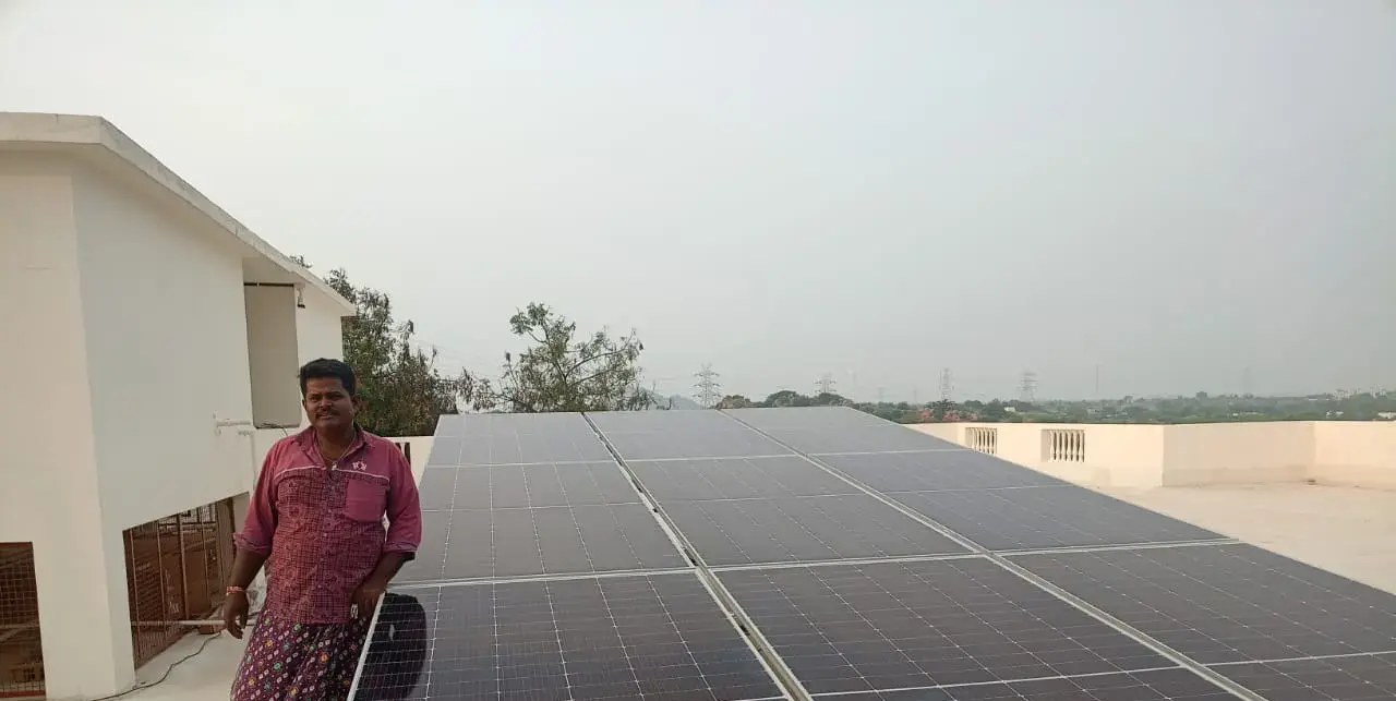 Real Origian Power rooftop solar installation