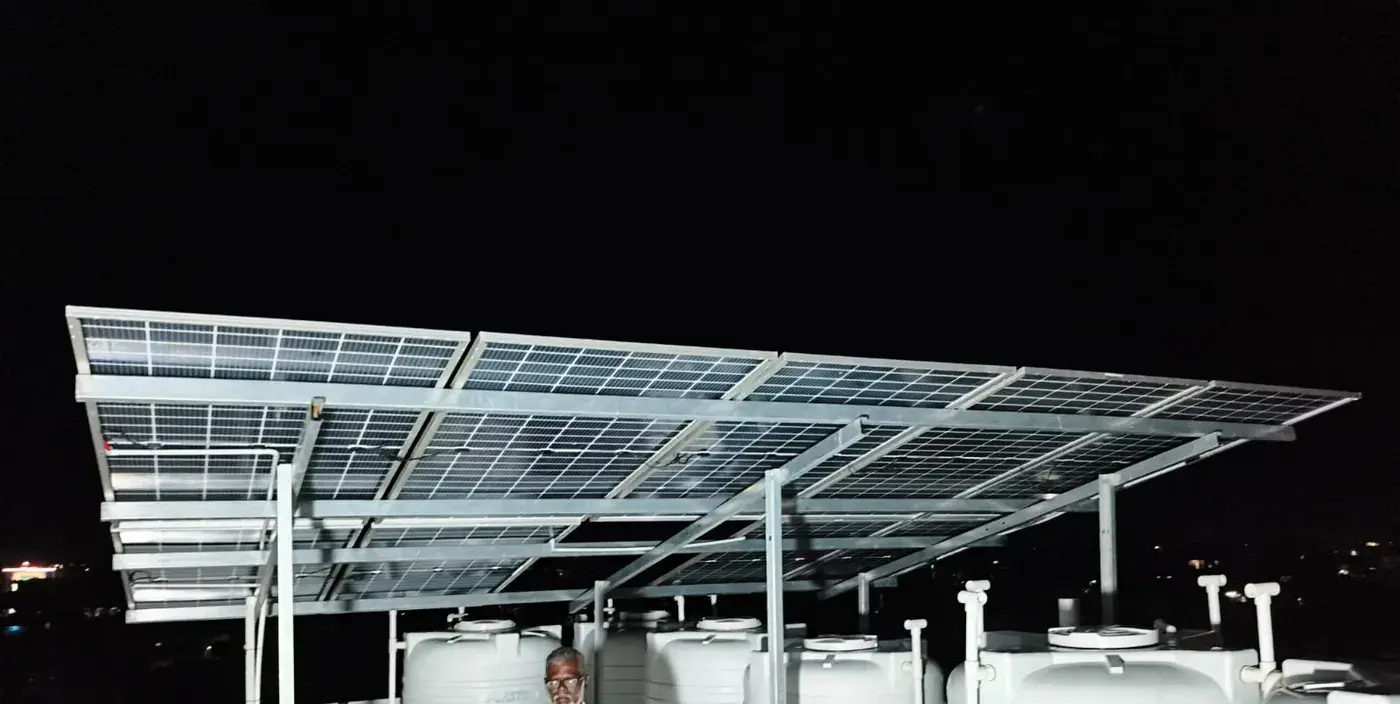 Real Origian Power rooftop solar installation