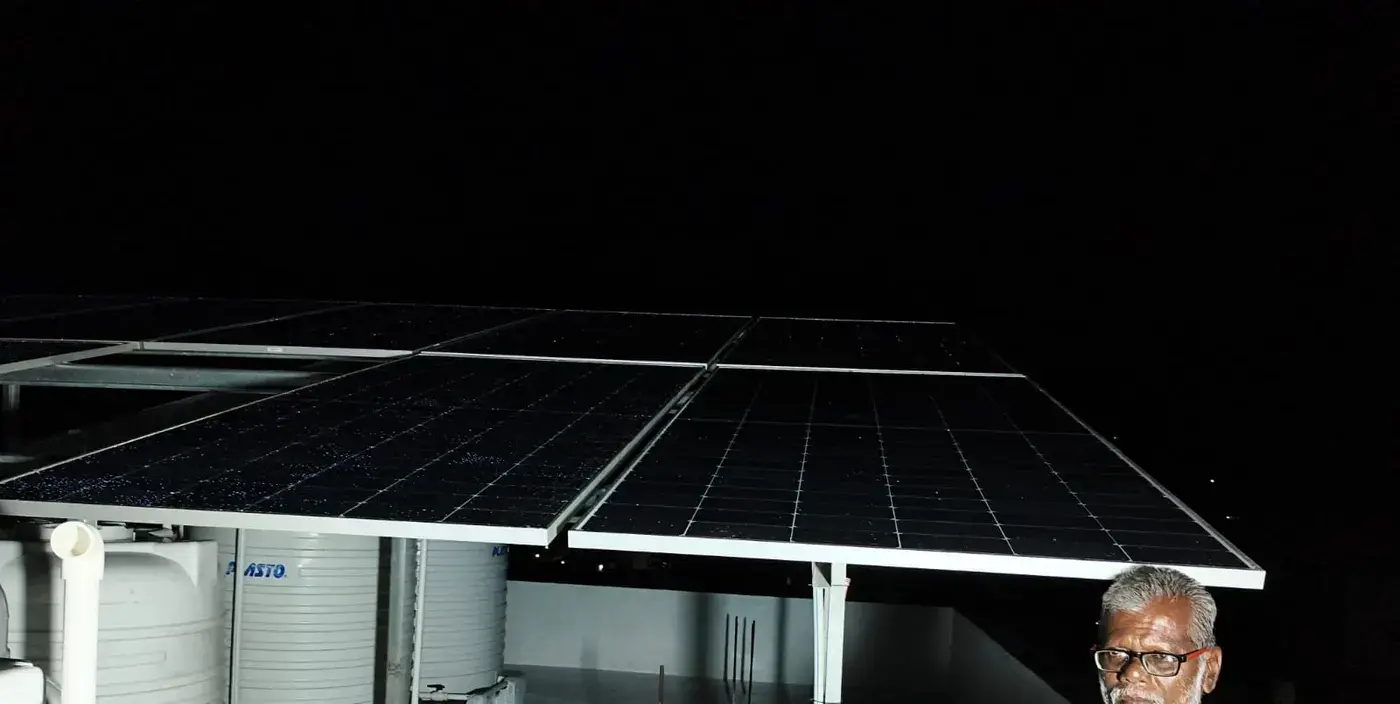 Real Origian Power rooftop solar installation