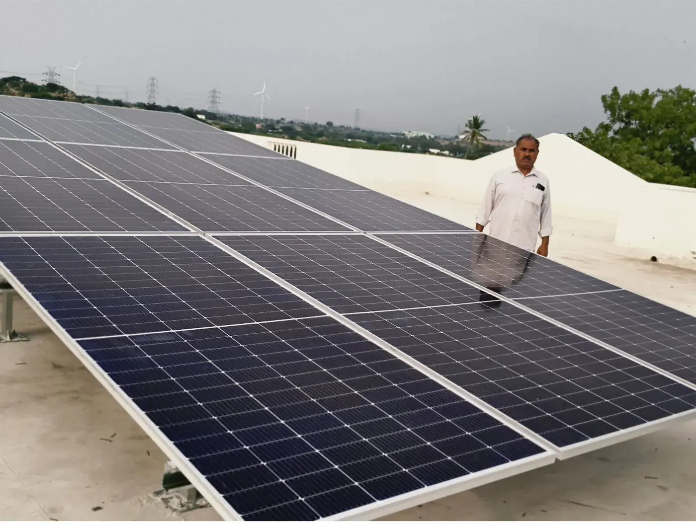 Real Origian Power rooftop solar installation