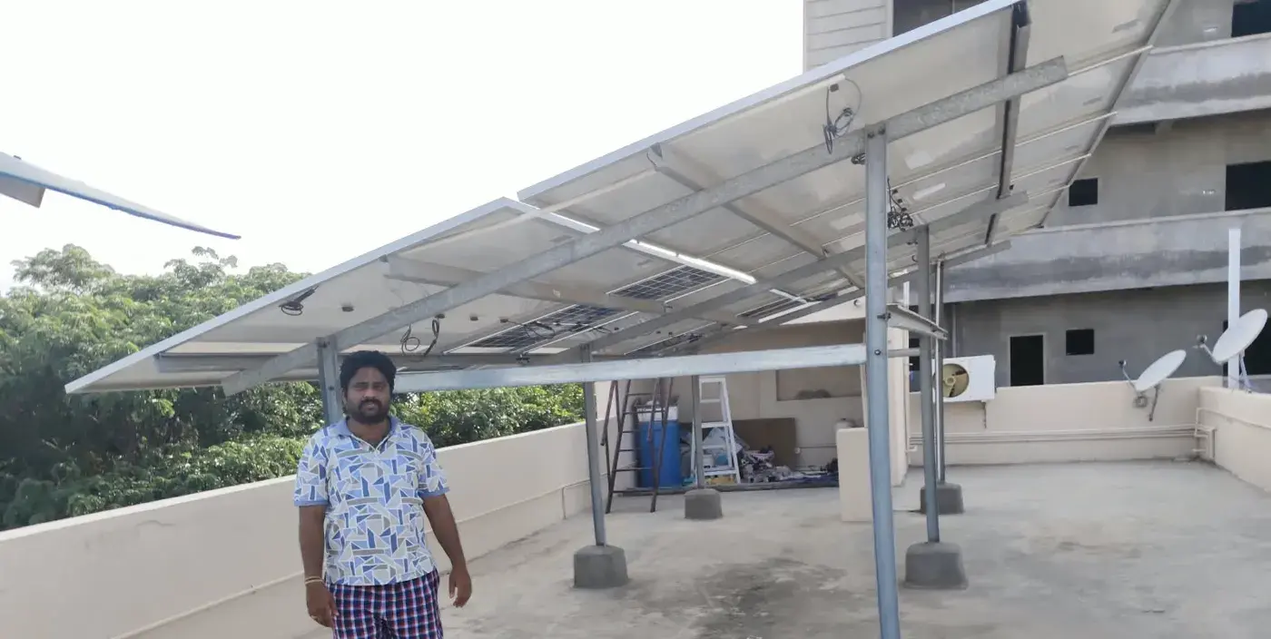 Real Origian Power rooftop solar installation
