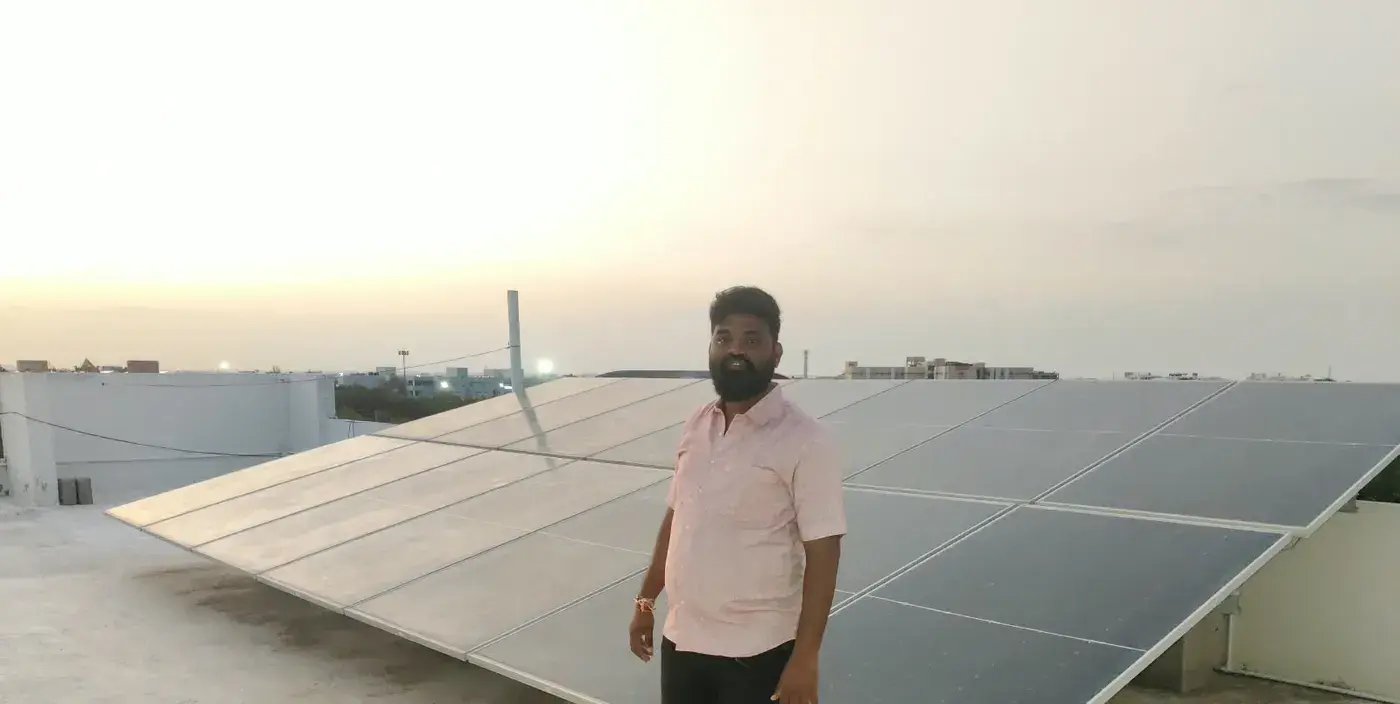 Real Origian Power rooftop solar installation