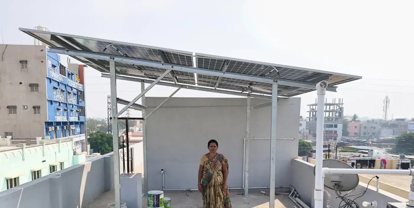 Real Origian Power rooftop solar installation