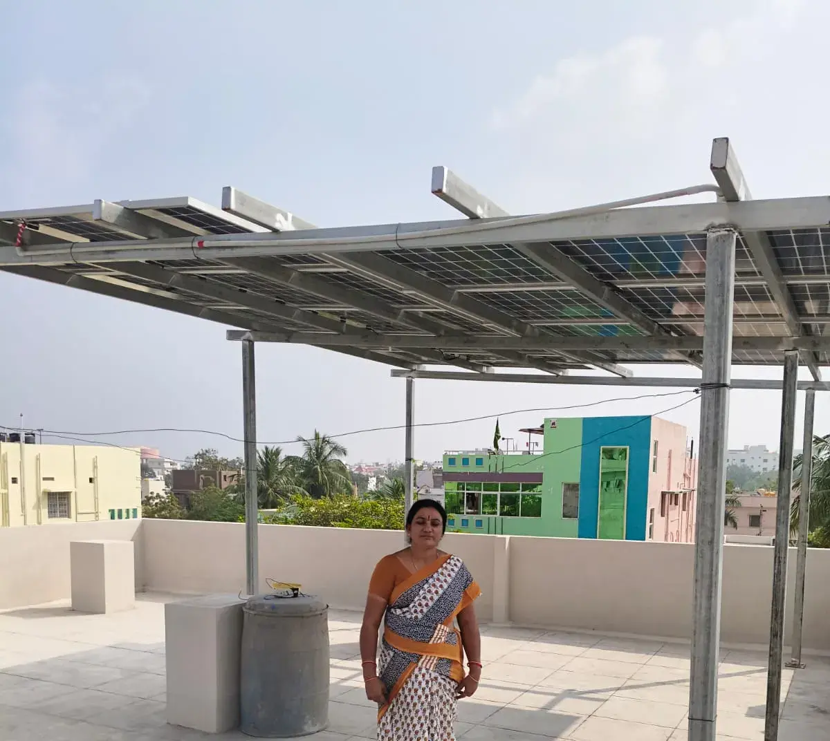 Real Origian Power rooftop solar installation