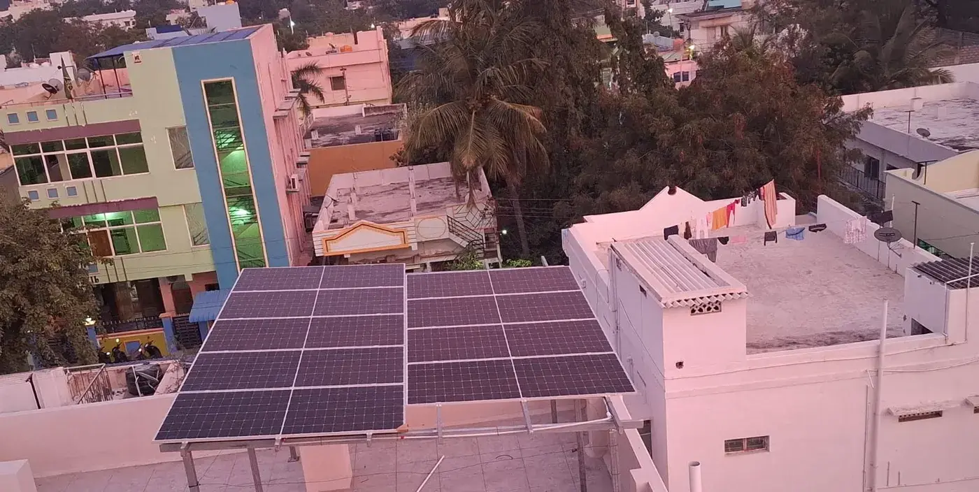 Real Origian Power rooftop solar installation