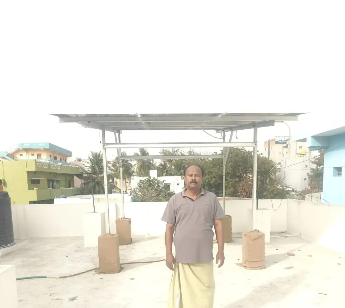 Real Origian Power rooftop solar installation
