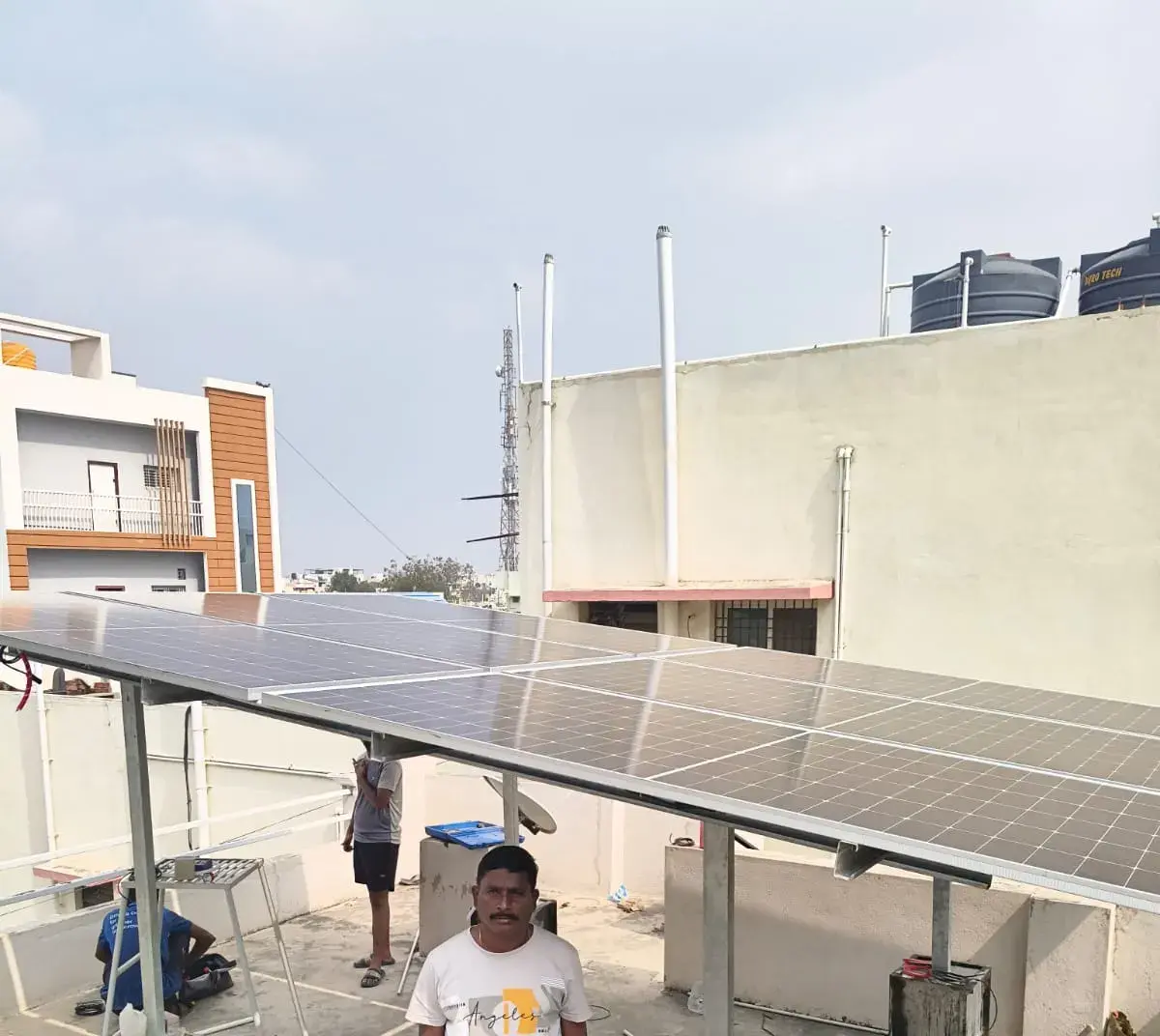 Real Origian Power rooftop solar installation